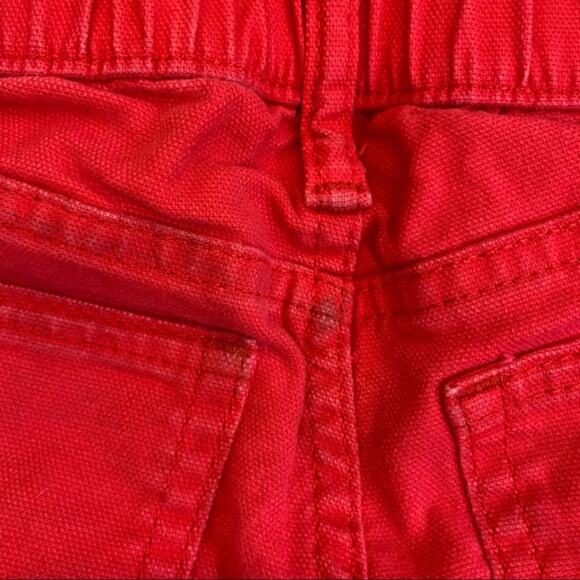GAP Toddler Red Denim Cut Off Shorts - Picture 2 of 9